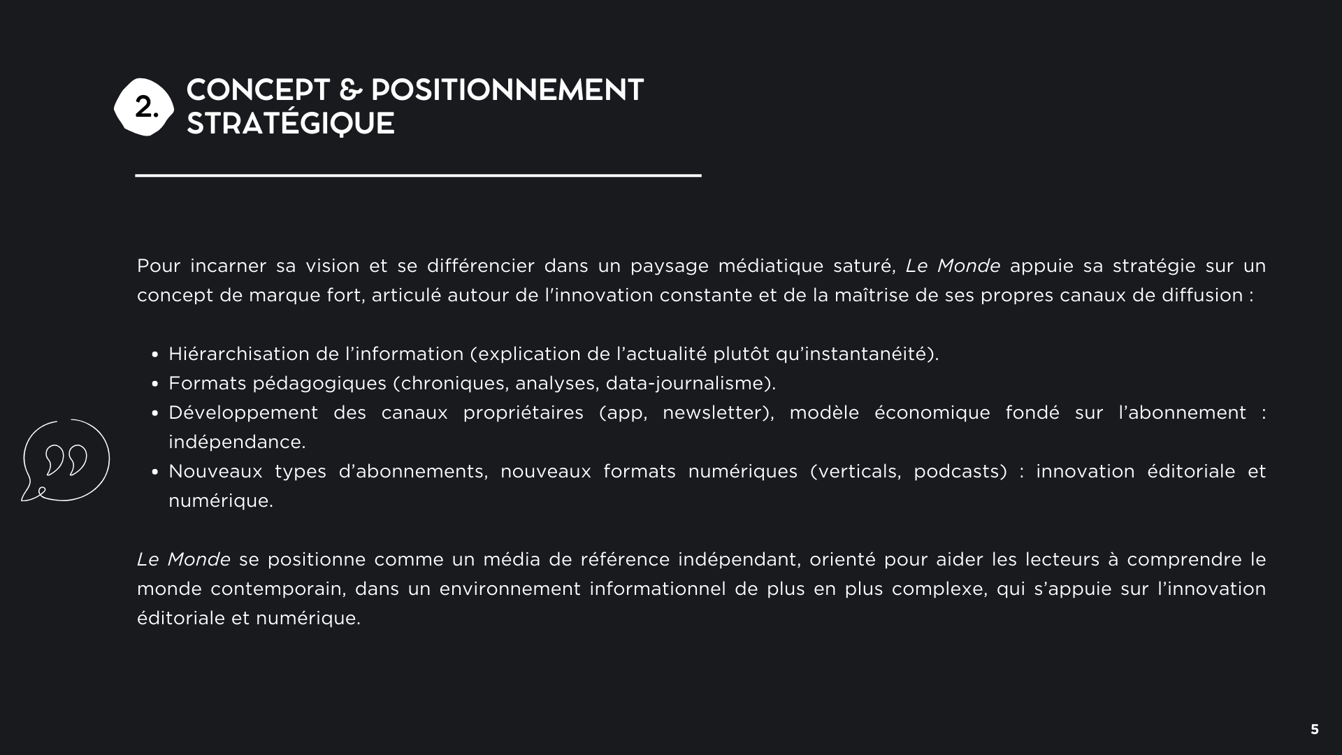 Page 5 du dossier d'analyse